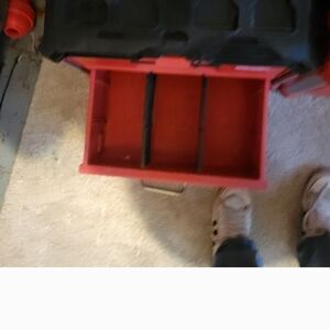 Black and Red Storage Organizer